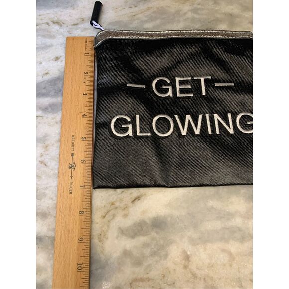 Black Makeup Bag #jewelry bag #glow #makeup bag #Christmas gift - Picture 3 of 5